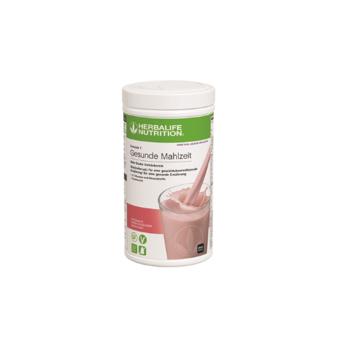 F1 ohne Soja, Laktose und Gluten Himbeere & weisse schokolade